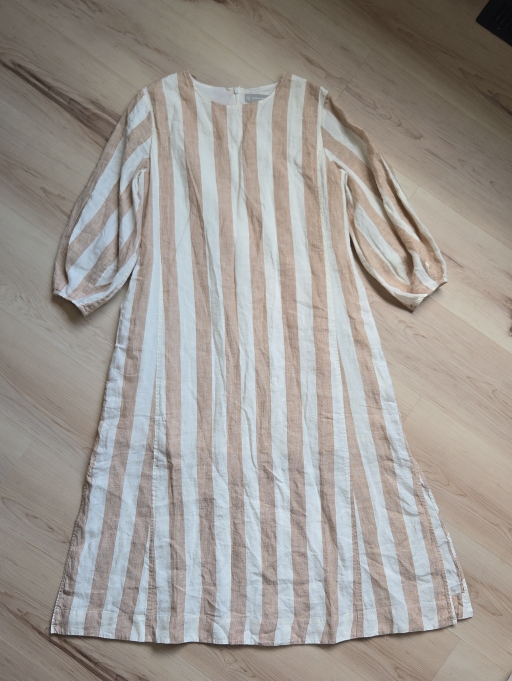 NWT Everlane A-Line Linen Midi Dress, Size 2 - Picture 2 of 6